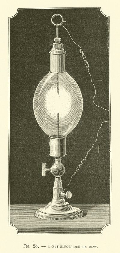 The Electric Egg of Davy by French School